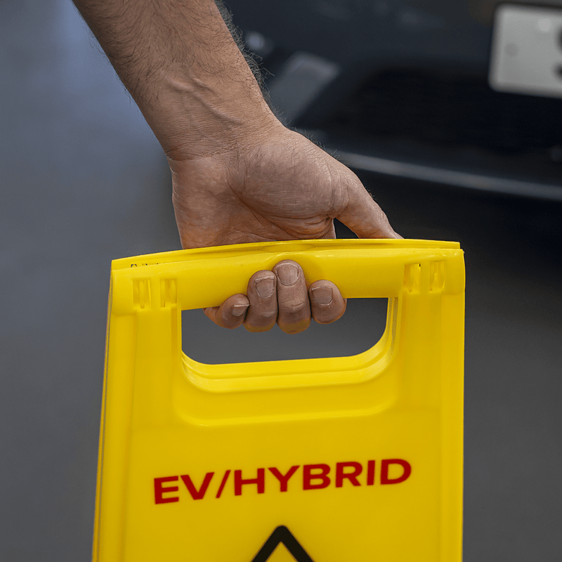 Sealey EV19 EV/Hybrid Floor Warning Signs - Pack of 2 - EV19 - Sealey Tools UK - Trade Counter Direct