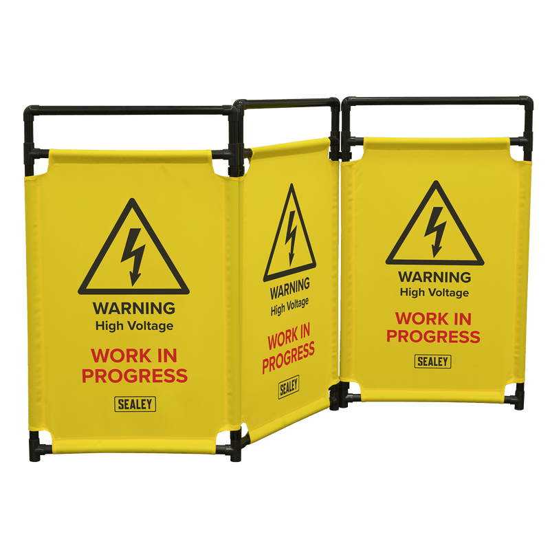 Sealey EV20 Folding Safety Barrier for Hybrid/Electric Vehicles - EV20 - Sealey Tools UK - Trade Counter Direct