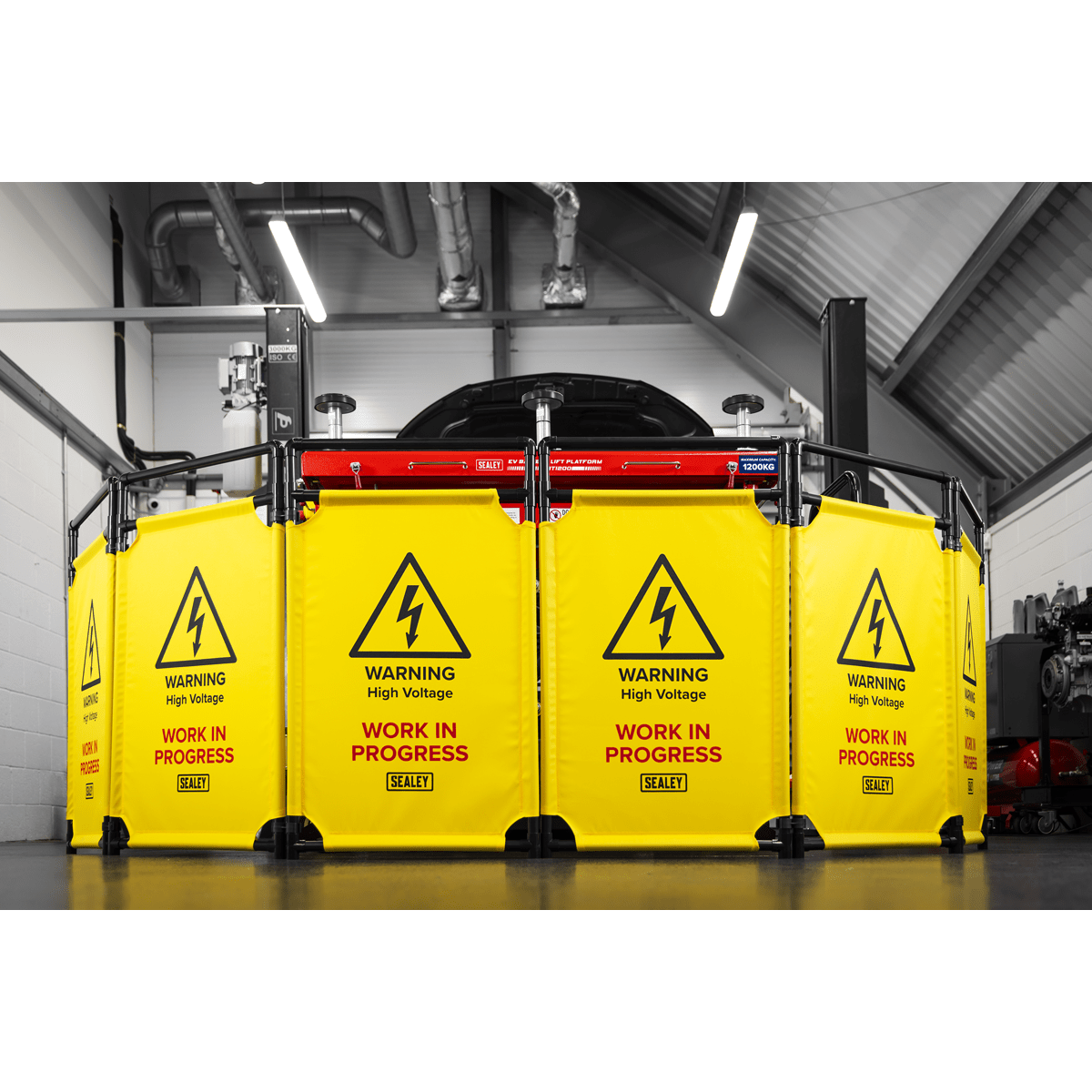 Sealey EV20 Folding Safety Barrier for Hybrid/Electric Vehicles - EV20 - Sealey Tools UK - Trade Counter Direct