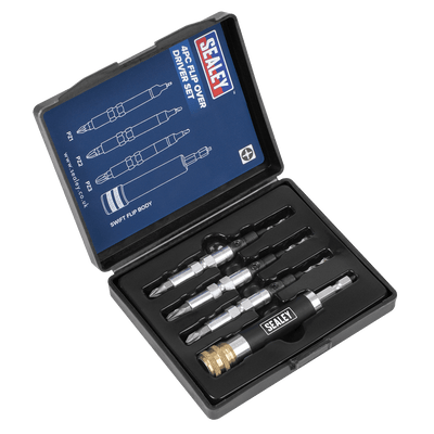 Sealey FDS4 Flip-Over Drill/Driver Set 4pc - FDS4 - Sealey Tools UK - Trade Counter Direct
