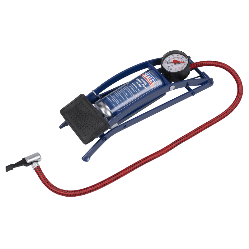 Sealey FP1 Single Barrel Foot Pump - FP1 - Sealey Tools UK - Trade Counter Direct