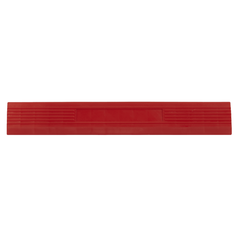 Sealey FT3ERM Polypropylene Floor Tile Edge 400 x 60mm, Red Male - Pack of 6 - FT3ERM - Sealey Tools UK - Trade Counter Direct