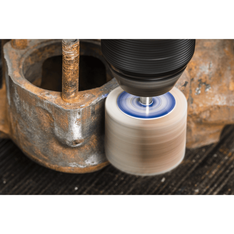 Sealey FW4030ASS 40 x 30mm Abrasive Flap Wheel with 6mm Shaft Assorted Grit - Pack of 5 - FW4030ASS - Sealey Tools UK - Trade Counter Direct