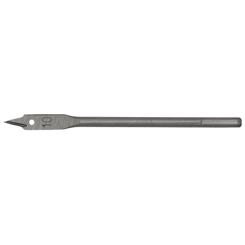 Sealey FWB10 Flat Wood Drill Bit 10mm x 152mm - FWB10 - Sealey Tools UK - Trade Counter Direct