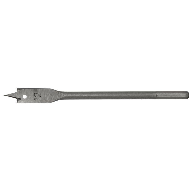 Sealey FWB12 Flat Wood Drill Bit 12mm x 152mm - FWB12 - Sealey Tools UK - Trade Counter Direct