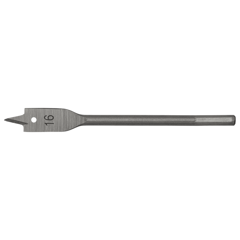 Sealey FWB16 Flat Wood Drill Bit 16mm x 152mm - FWB16 - Sealey Tools UK - Trade Counter Direct