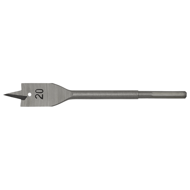 Sealey FWB20 Worksafe® Flat Wood Drill Bit 20mm x 152mm - FWB20 - Sealey Tools UK - Trade Counter Direct