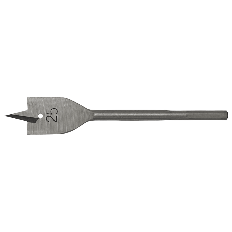 Sealey FWB25 Flat Wood Bit Ø25mm x 152mm - FWB25 - Sealey Tools UK - Trade Counter Direct