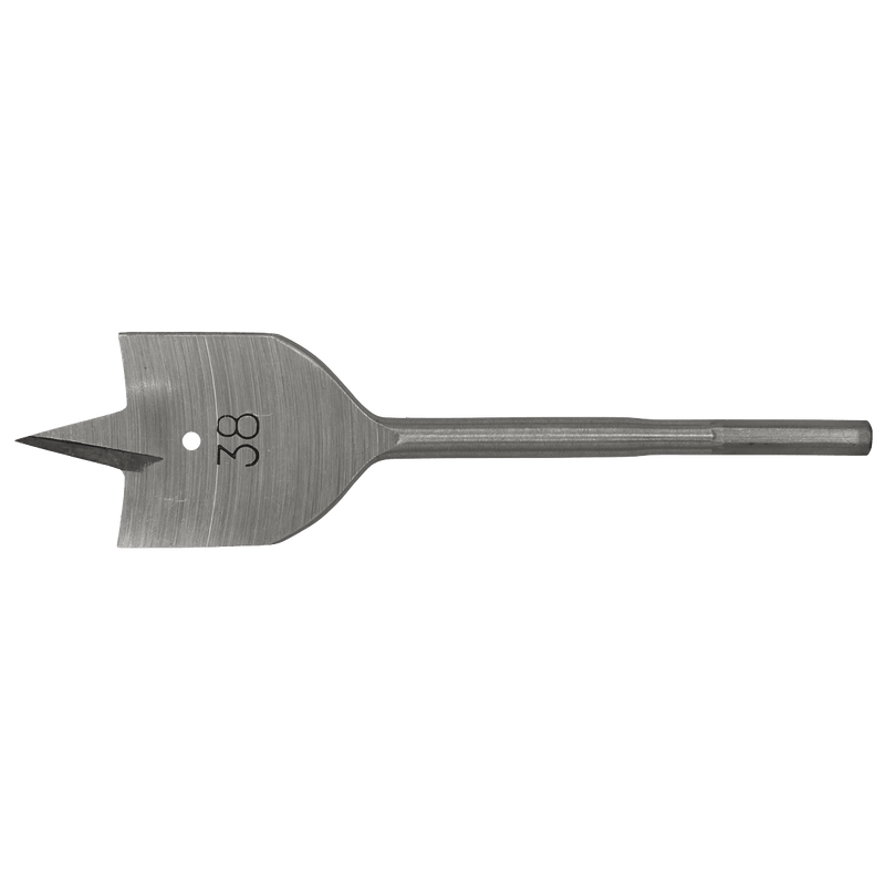 Sealey FWB38 Worksafe® Flat Wood Drill Bit 38mm x 152mm - FWB38 - Sealey Tools UK - Trade Counter Direct