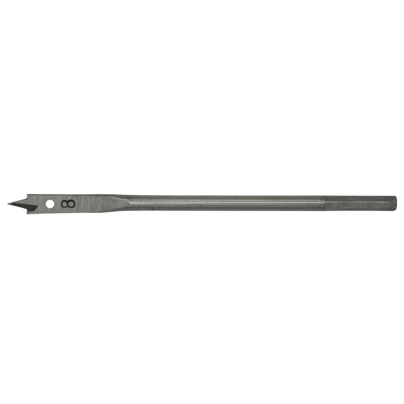 Sealey FWB80 Flat Wood Drill Bit 8mm x 152mm - FWB80 - Sealey Tools UK - Trade Counter Direct