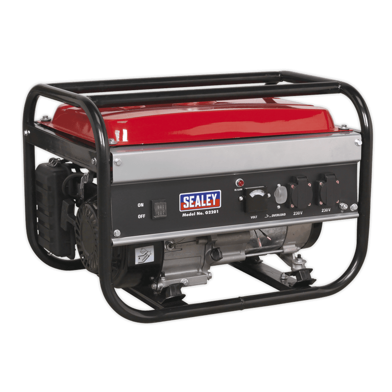 Sealey G2201 Generator 2200W 230V 6.5hp - G2201 - Sealey Tools UK - Trade Counter Direct