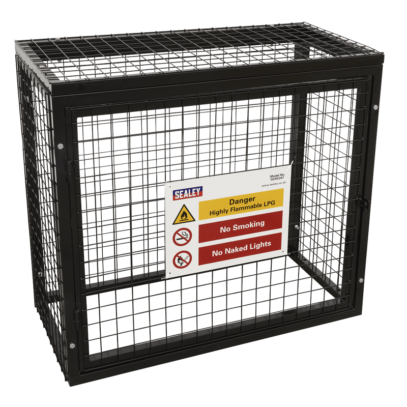 Sealey GCSC247 Safety Cage - 2 x 47kg Gas Cylinders - GCSC247 - Sealey Tools UK - Trade Counter Direct