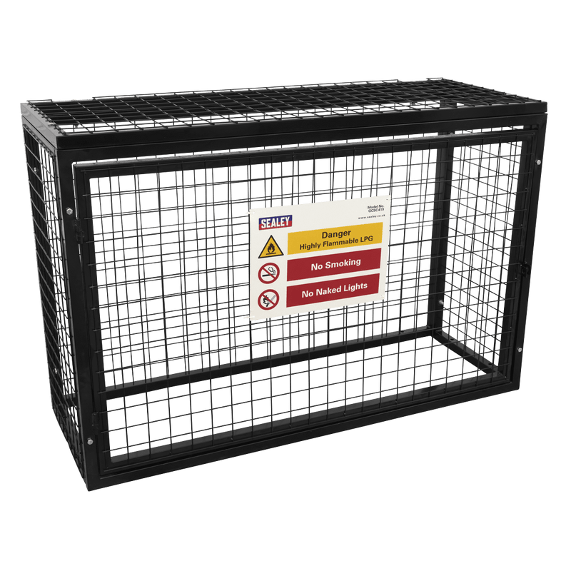Sealey GCSC419 Safety Cage - 4 x 19kg Gas Cylinders - GCSC419 - Sealey Tools UK - Trade Counter Direct