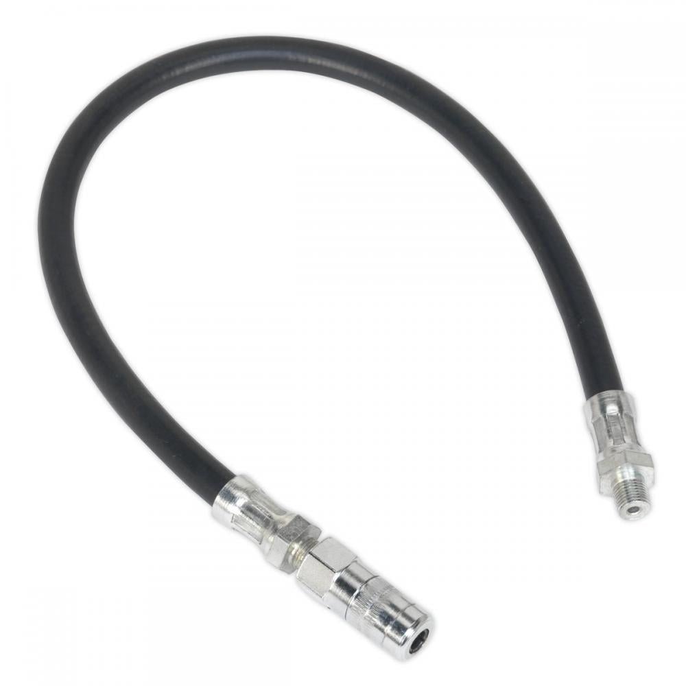 Sealey GGHE450 Rubber Delivery Hose with 4 - Jaw Connector Flexible 450mm 1/8"BSP Gas - GGHE450 - Sealey Tools UK - Trade Counter Direct