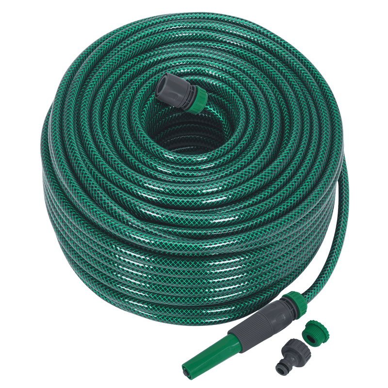 Sealey GH80R Water Hose 80m with Fittings - GH80R - Sealey Tools UK - Trade Counter Direct