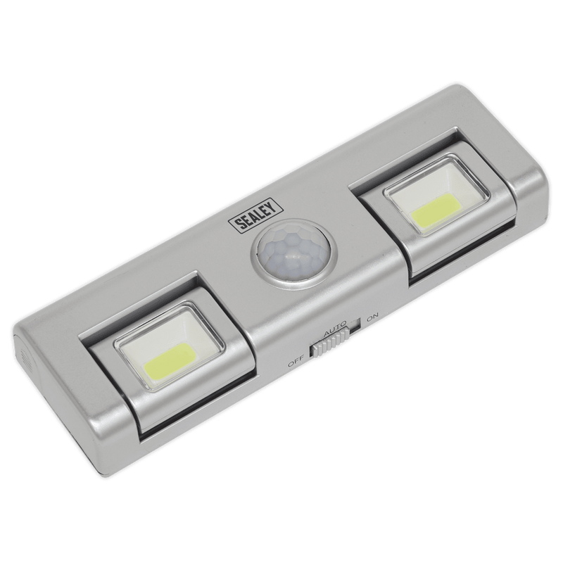 Sealey GL93 Auto Light 1W COB LED with PIR Sensor 3 x AA Cell - GL93 - Sealey Tools UK - Trade Counter Direct
