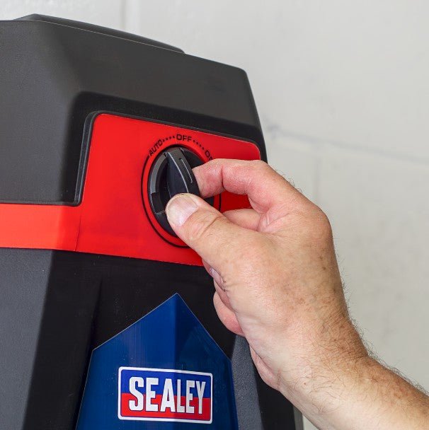 Sealey GV180WM Wall Mounted Garage Vacuum 1200W with Remote Control - GV180WM - Sealey Tools UK - Trade Counter Direct