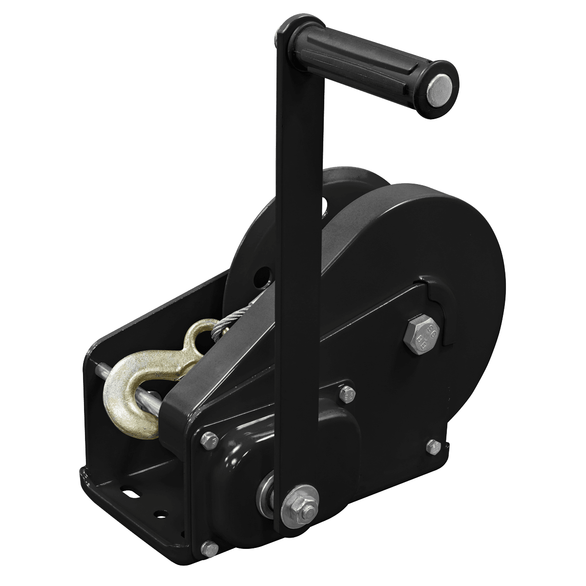 Sealey GWC2500B 1130kg Capacity Geared Hand Winch with Brake & Cable - GWC2500B - Sealey Tools UK - Trade Counter Direct