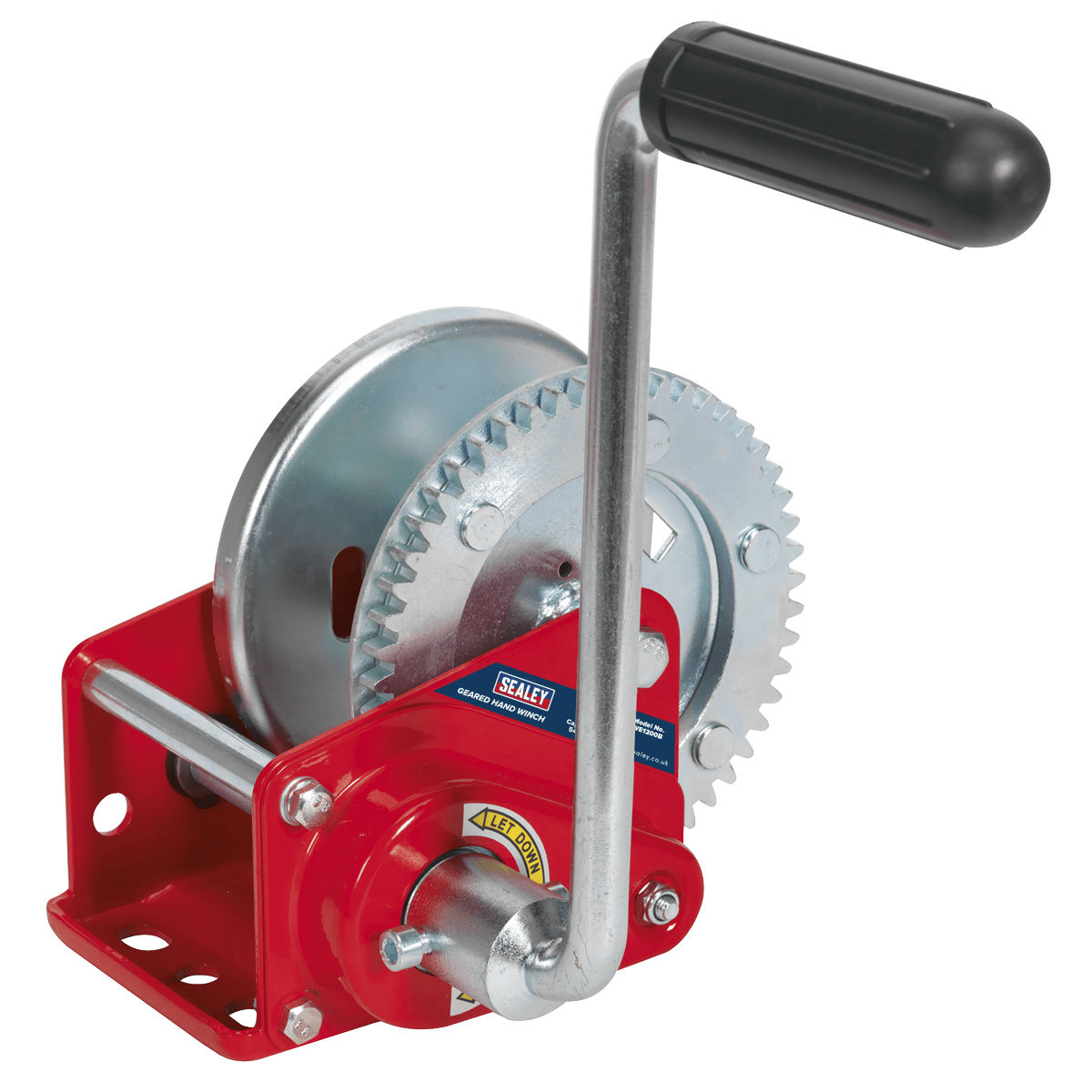 Sealey GWE1200B Geared Hand Winch with Brake 540kg Capacity - GWE1200B - Sealey Tools UK - Trade Counter Direct
