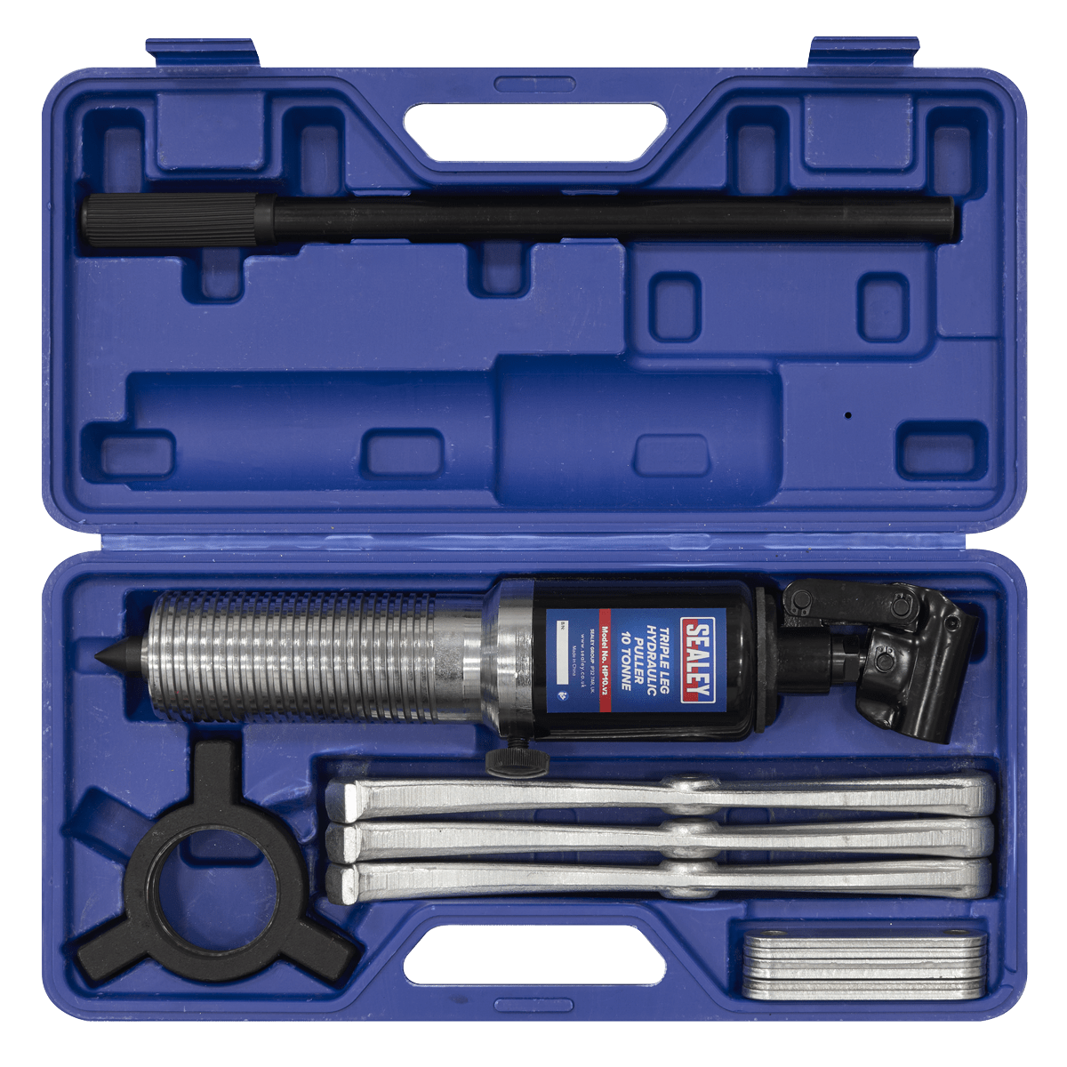 Sealey HP10 Triple Leg Hydraulic Puller 10 - HP10 - Sealey Tools UK - Trade Counter Direct