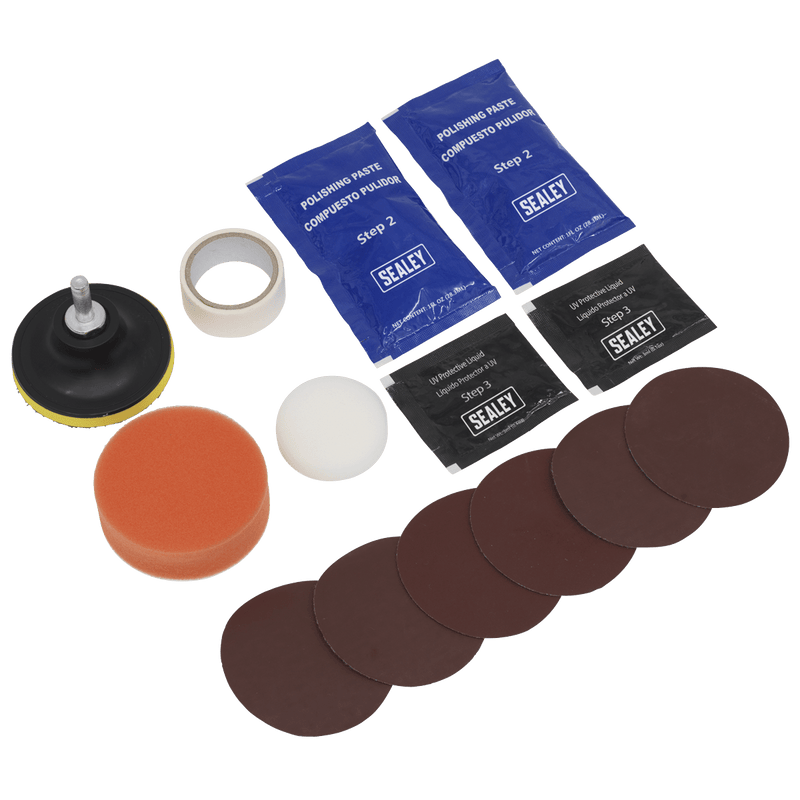 Sealey HRK01 Headlight Restoration Kit - HRK01 - Sealey Tools UK - Trade Counter Direct