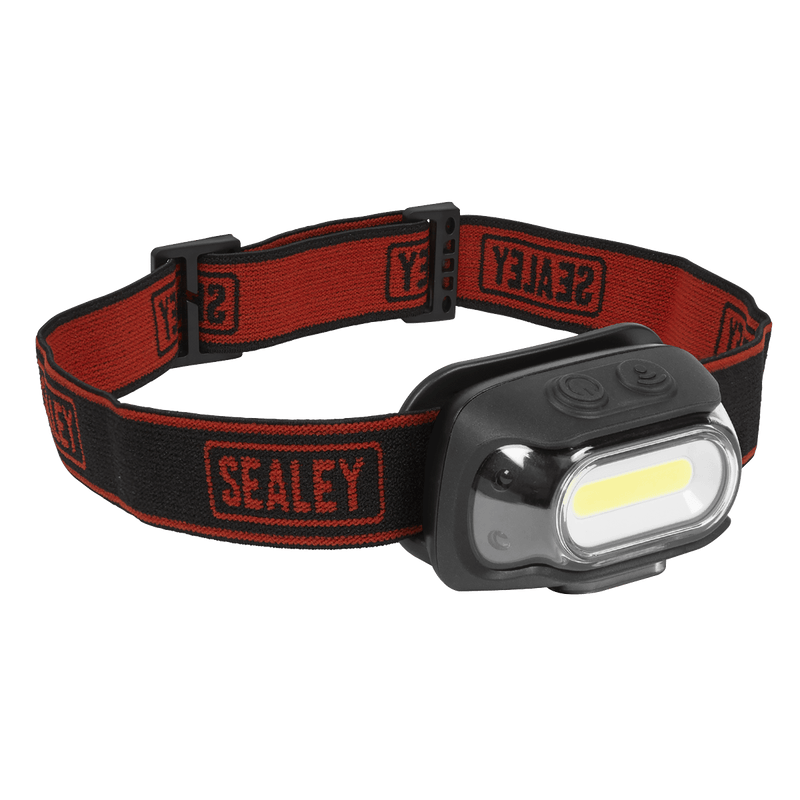 Sealey HT08R 8W COB LED Rechargeable Head Torch with Auto - Sensor - HT08R - Sealey Tools UK - Trade Counter Direct