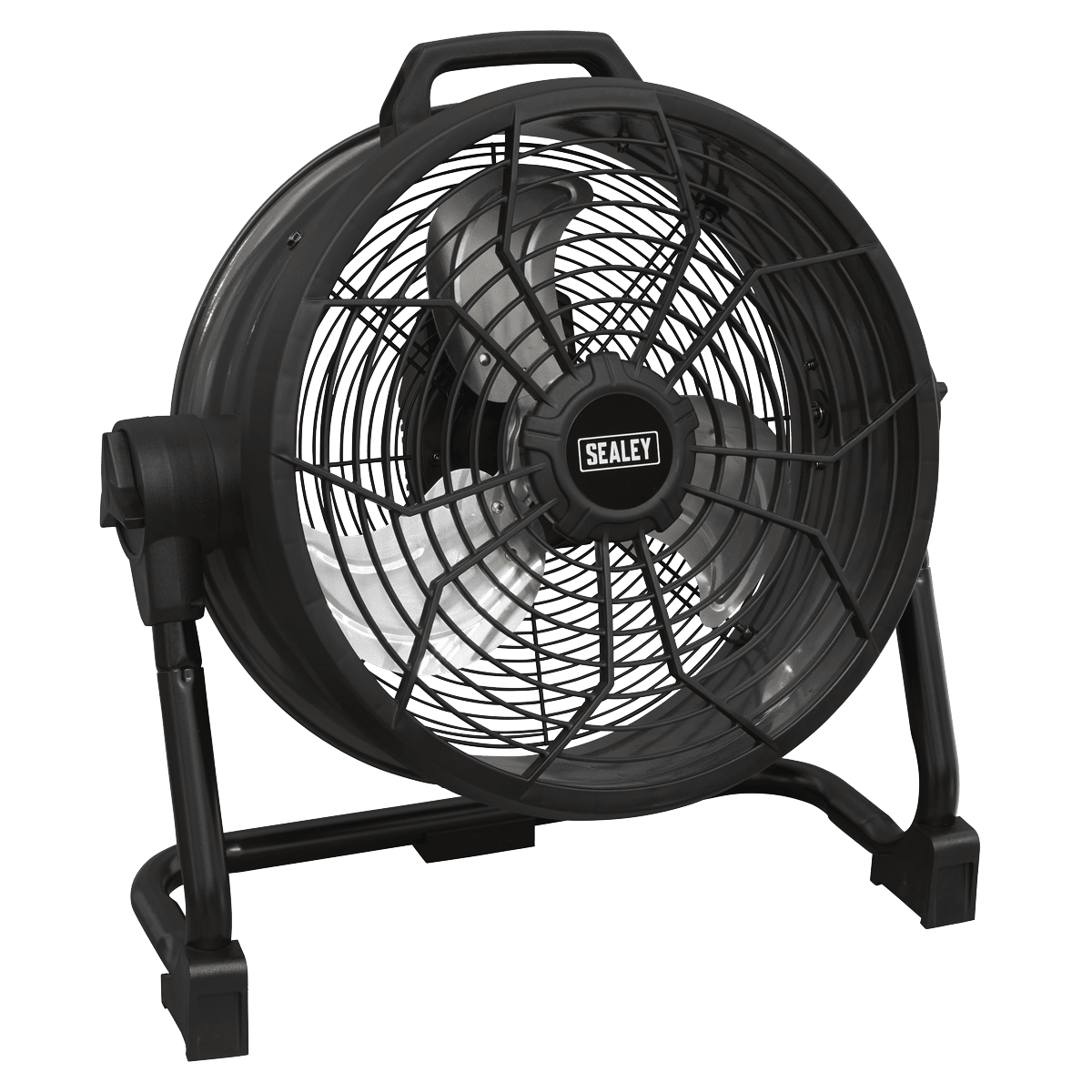 Sealey HVD16C 2 - in - 1 Cordless/Corded High Velocity Drum Fan 16" 230V/20V SV20 Series - HVD16C - Sealey Tools UK - Trade Counter Direct