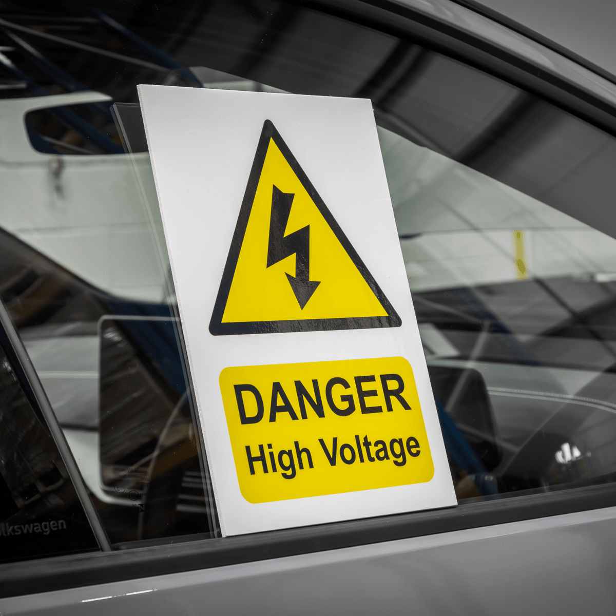 Sealey HVSA4 High Voltage Warning Sign 200 x 300mm - HVSA4 - Sealey Tools UK - Trade Counter Direct