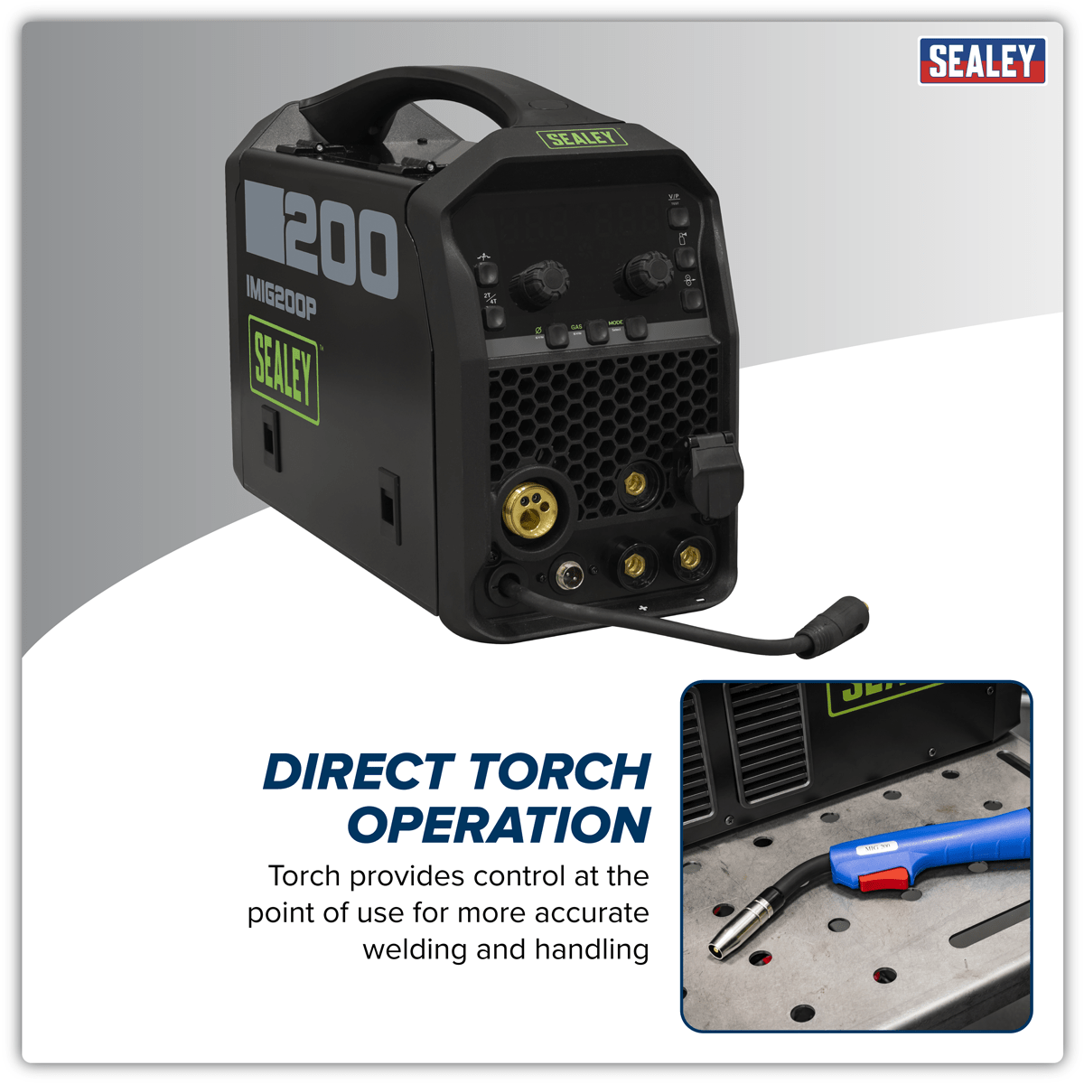 Sealey IMIG200P Multi-Process Inverter Welder 200A & Plasma Cutter 40A - IMIG200P - Sealey Tools UK - Trade Counter Direct