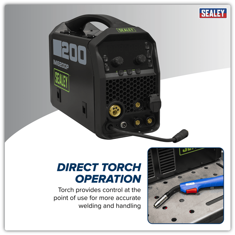 Sealey IMIG200P Multi-Process Inverter Welder 200A & Plasma Cutter 40A - IMIG200P - Sealey Tools UK - Trade Counter Direct