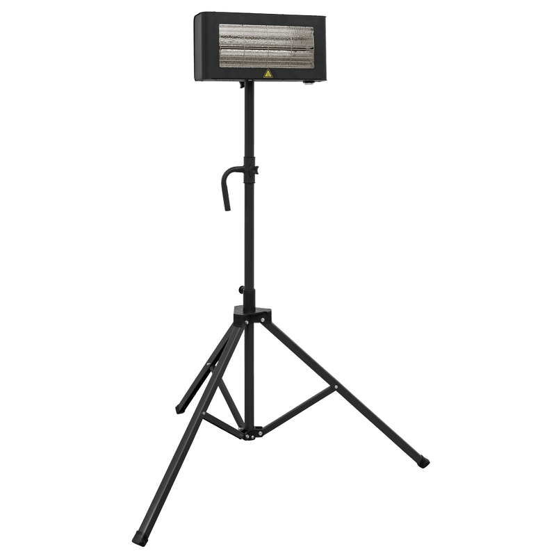 Sealey IR12CT Infrared Quartz Heater with Tripod Stand 230V 1.2kW - IR12CT - Sealey Tools UK - Trade Counter Direct