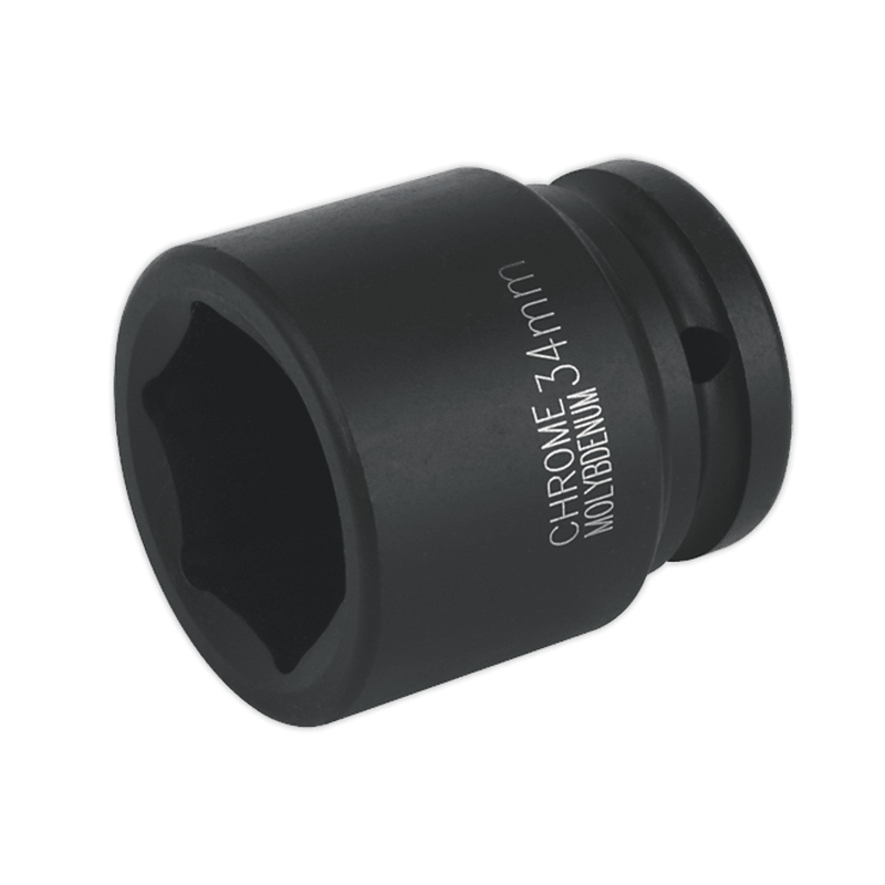Sealey IS3434 Impact Socket 34mm 3/4"Sq Drive - IS3434 - Sealey Tools UK - Trade Counter Direct