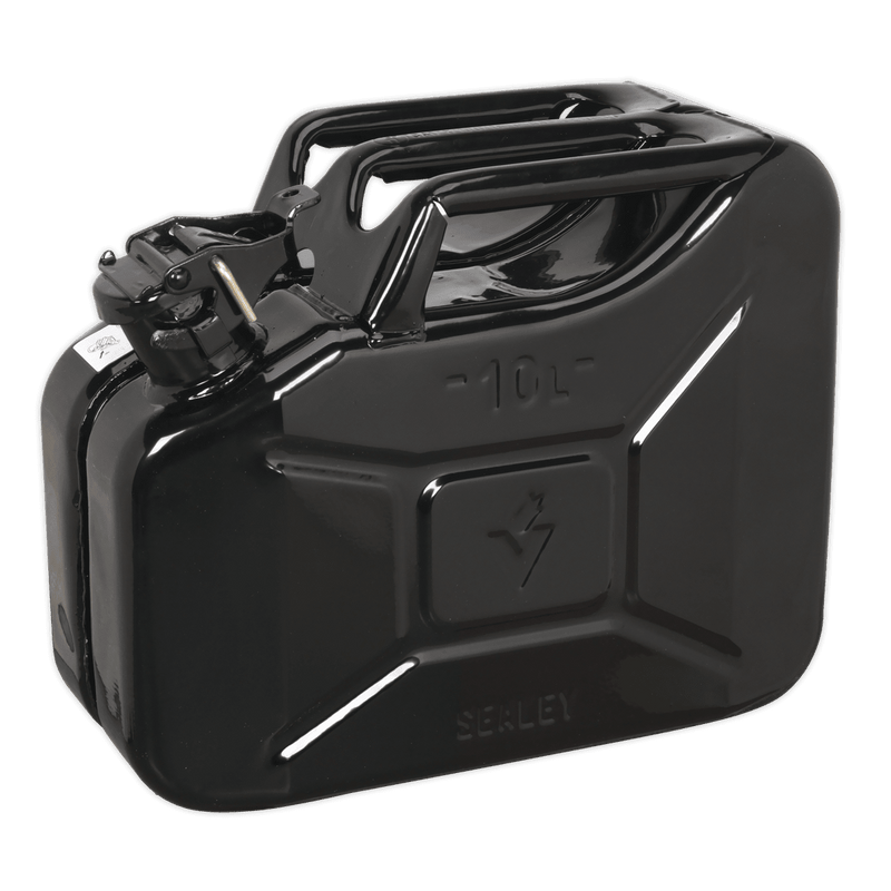 Sealey JC10B Jerry Can 10L - Black - JC10B - Sealey Tools UK - Trade Counter Direct