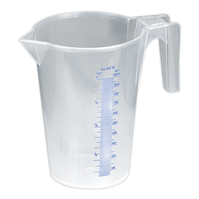 Sealey JT1000 Measuring Jug Translucent 1L - JT1000 - Sealey Tools UK - Trade Counter Direct