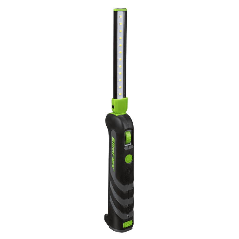 Sealey LED1801 Rechargeable Slim Folding Inspection Light 12 SMD LED & 1 SMD LED Lithium - ion - LED1801 - Sealey Tools UK - Trade Counter Direct