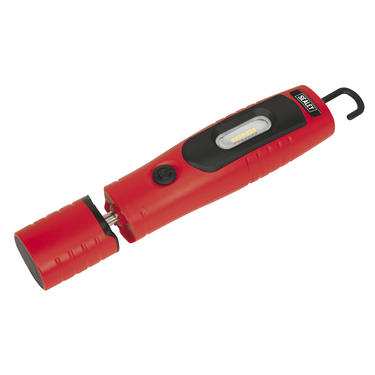 Sealey LED3602R Rechargeable 360° Inspection Light 7 SMD & 3W SMD LED Red Lithium - ion - LED3602R - Sealey Tools UK - Trade Counter Direct