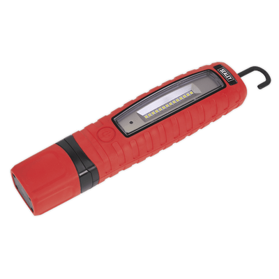 Sealey LED360R 360° 8W & 3W SMD LED Red Rechargeable Inspection Light - LED360R - Sealey Tools UK - Trade Counter Direct