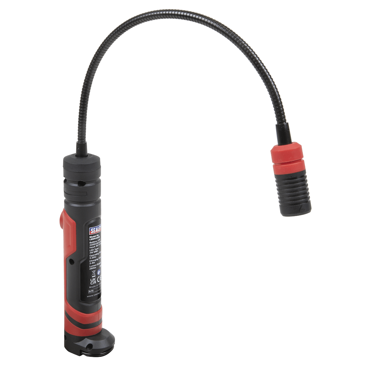 Sealey LEDFLEXPT 3W SMD LED Flexi Rechargeable Magnetic Pick - Up Tool Light - LEDFLEXPT - Sealey Tools UK - Trade Counter Direct