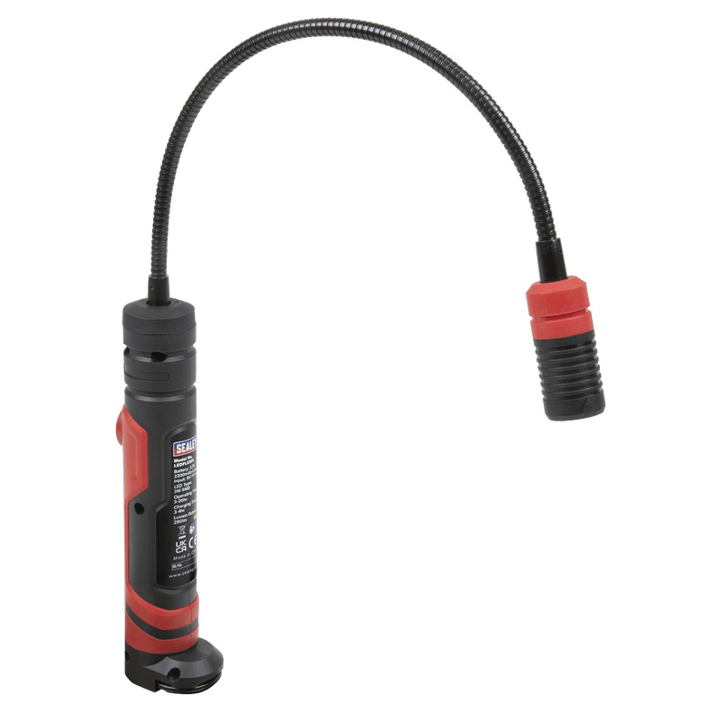 Sealey LEDFLEXPT 3W SMD LED Flexi Rechargeable Magnetic Pick - Up Tool Light - LEDFLEXPT - Sealey Tools UK - Trade Counter Direct