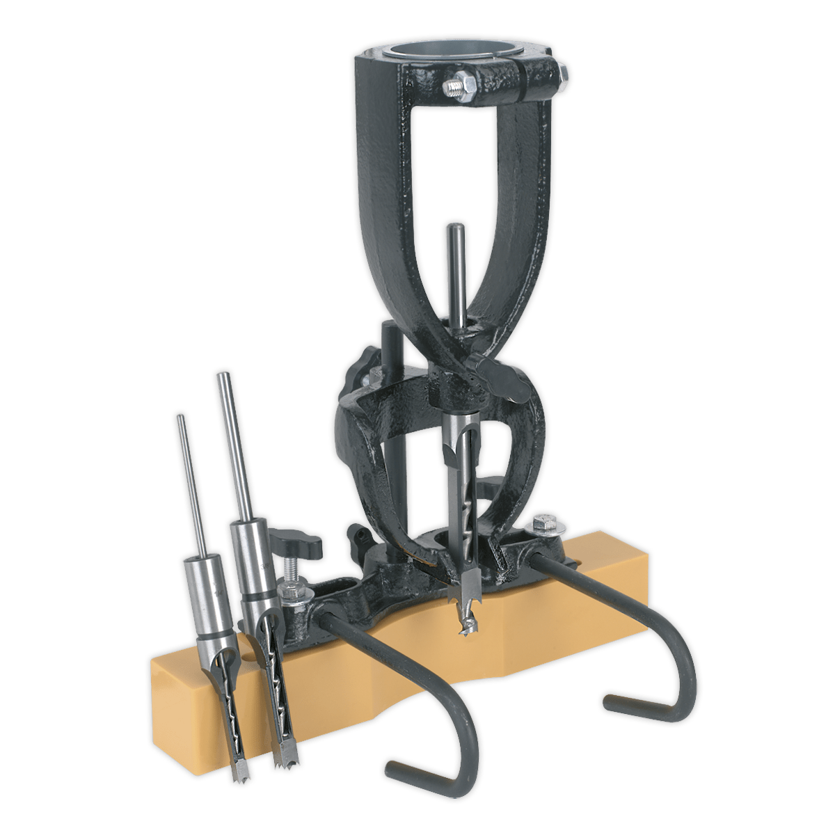 Sealey MA10 Wood Mortising Attachment 40 - 65mm with Chisels - MA10 - Sealey Tools UK - Trade Counter Direct