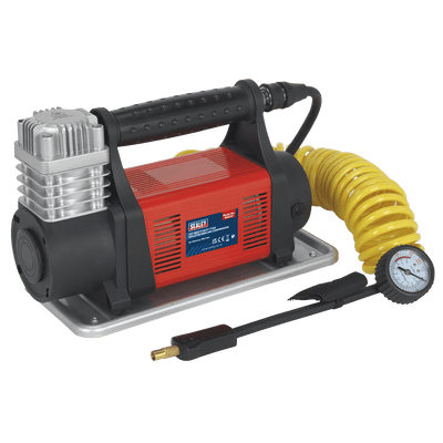 Sealey MAC07 Tyre Inflator/Mini Air Compressor 12V Heavy - Duty - MAC07 - Sealey Tools UK - Trade Counter Direct