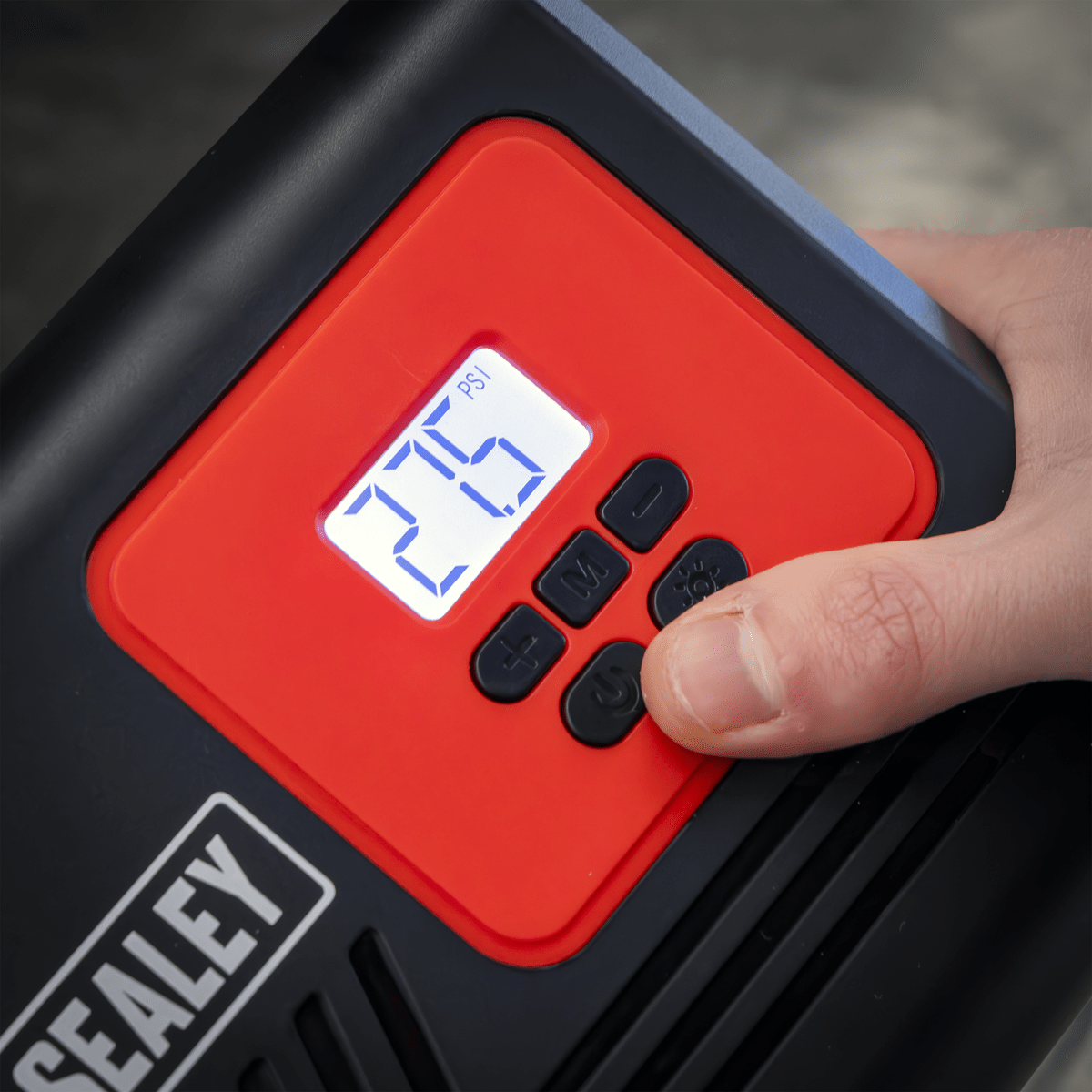Sealey MAC12D Tyre Inflator with Worklight 12V - MAC12D - Sealey Tools UK - Trade Counter Direct