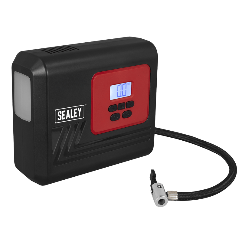 Sealey MAC12D Tyre Inflator with Worklight 12V - MAC12D - Sealey Tools UK - Trade Counter Direct