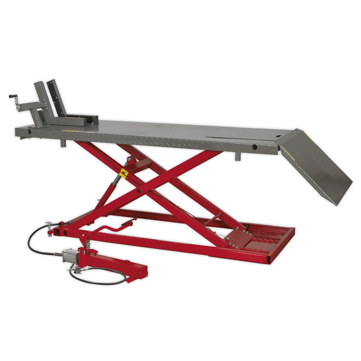 Sealey MC680A Motorcycle Lift 680kg Capacity Heavy - Duty Air/Hydraulic - MC680A - Sealey Tools UK - Trade Counter Direct