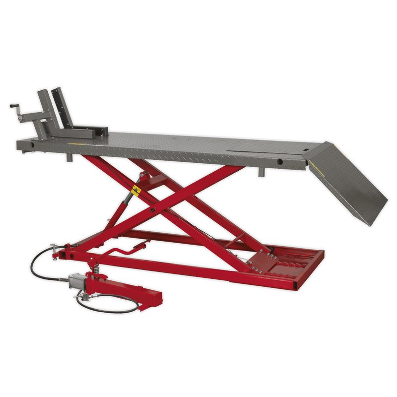 Sealey MC680A Motorcycle Lift 680kg Capacity Heavy - Duty Air/Hydraulic - MC680A - Sealey Tools UK - Trade Counter Direct