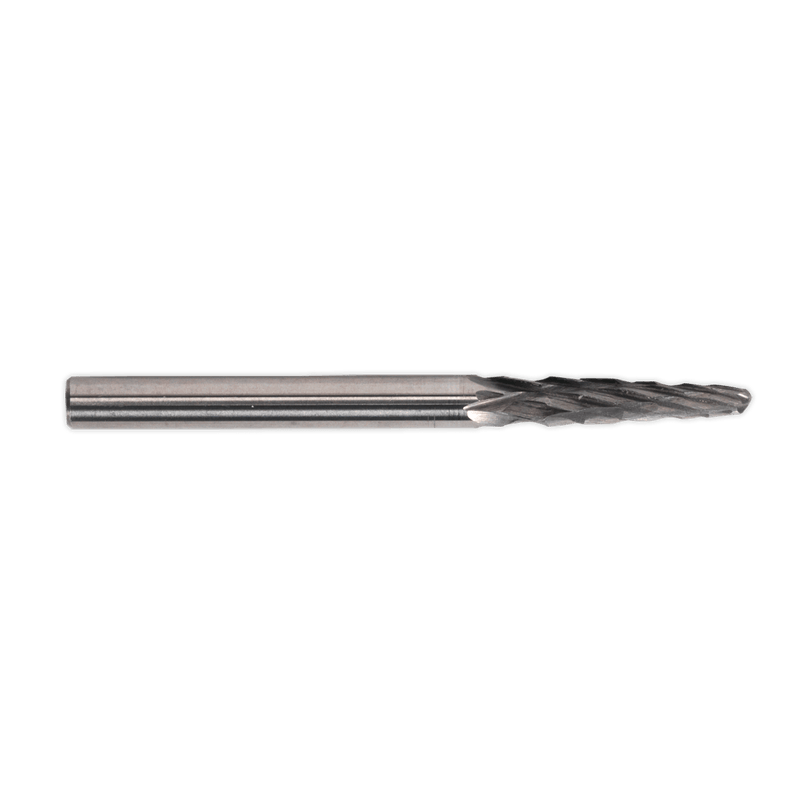 Sealey MCB004 Micro Carbide Burr Ball Nose Taper 3mm - Pack of 3 - MCB004 - Sealey Tools UK - Trade Counter Direct