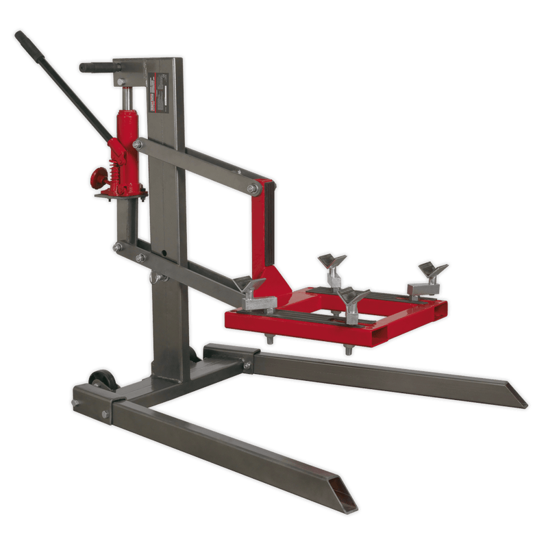 Sealey MCL500 Single Post Hydraulic Motorcycle Lift 450kg Capacity - MCL500 - Sealey Tools UK - Trade Counter Direct