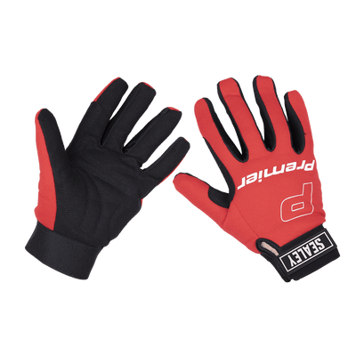 Sealey MG796L Premier Mechanic's Gloves Padded Palm - Large Pair - MG796L - Sealey Tools UK - Trade Counter Direct