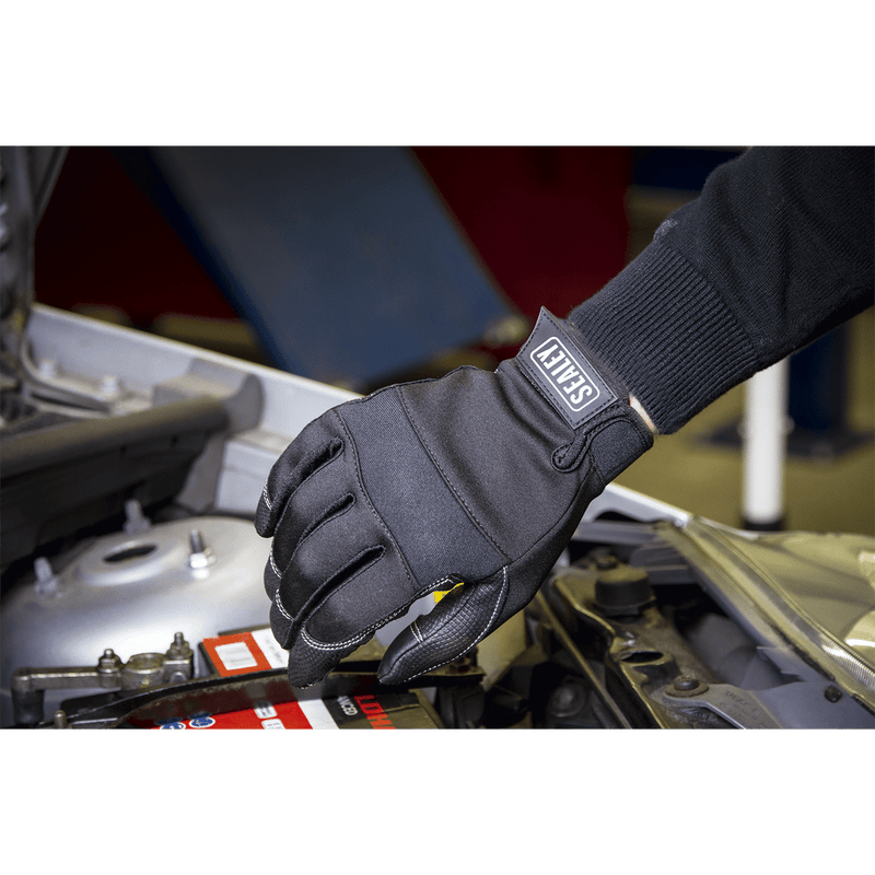 Sealey MG798L Premier Light Palm Tactouch Mechanic's Gloves (9) - Large - MG798L - Sealey Tools UK - Trade Counter Direct