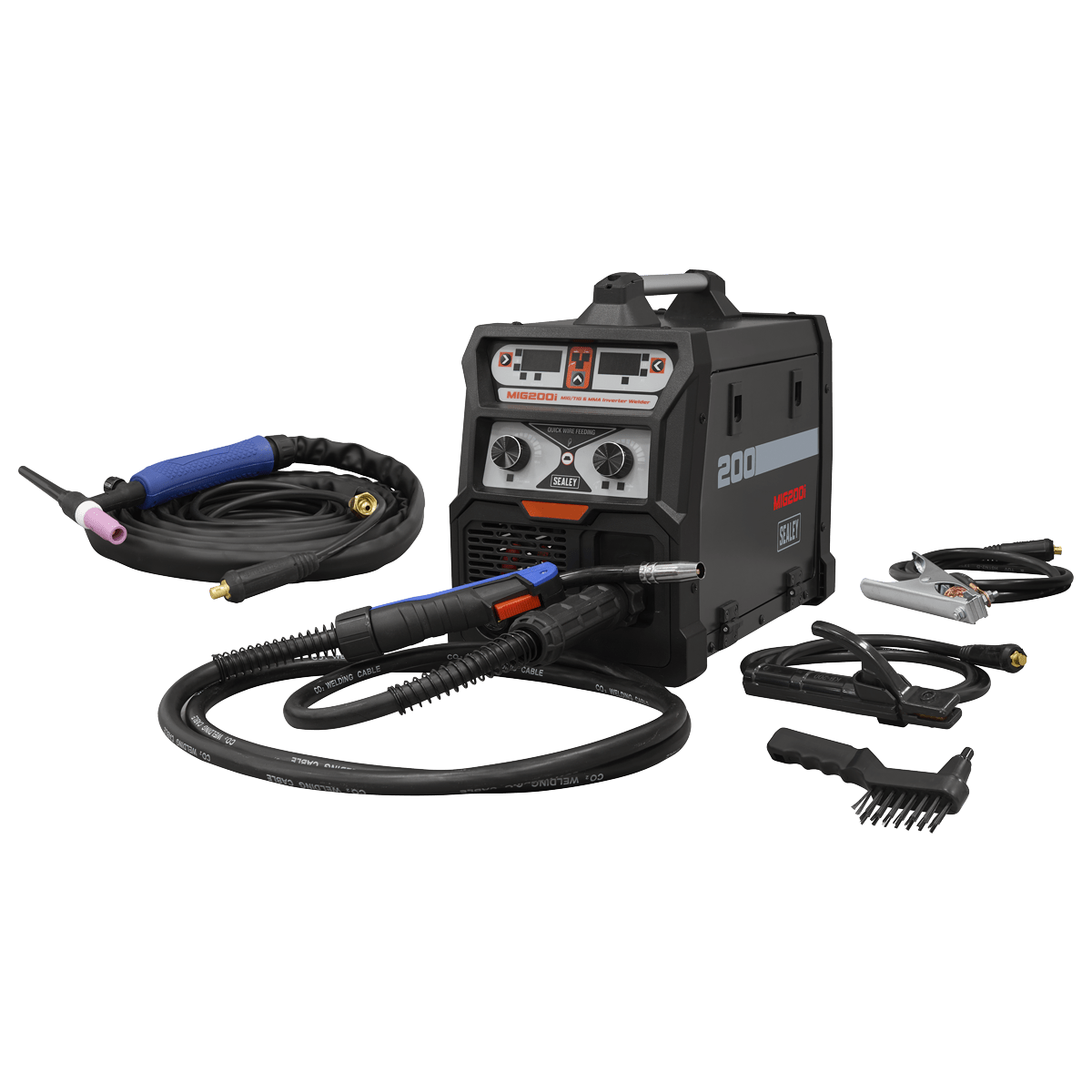Sealey MIG200I MIG/TIG & MMA (ARC/STICK) Inverter Welder 200A - MIG200I - Sealey Tools UK - Trade Counter Direct